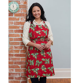 April Cornell Red Holly Apron