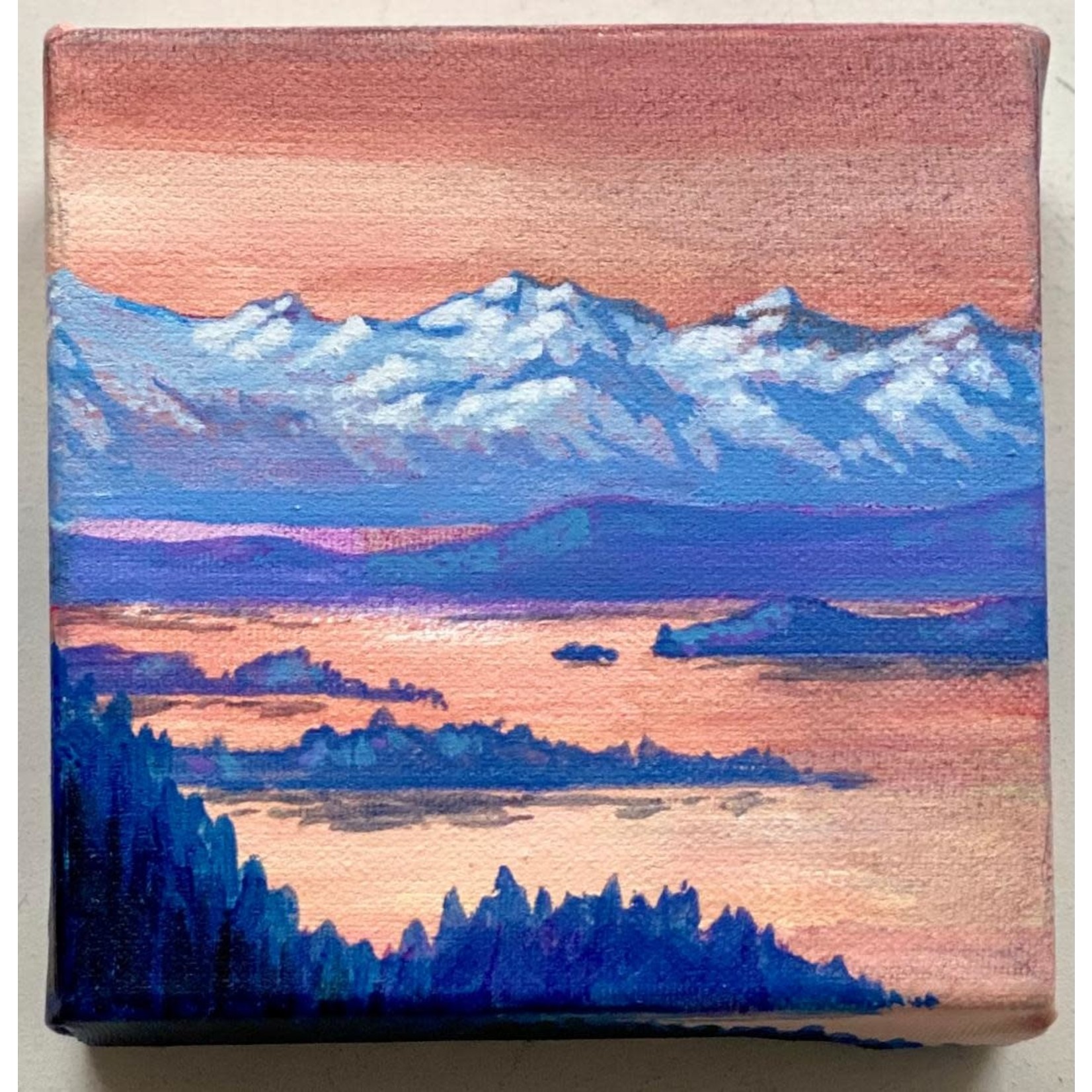 Alice Tersteeg Sunset from Mt. Roberts (original) | Alice Tersteeg
