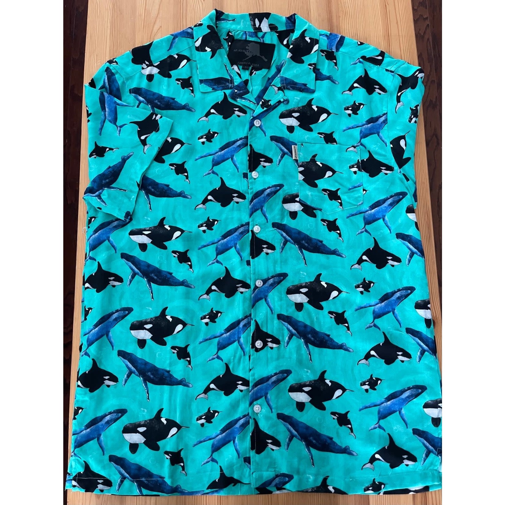 AK Aloha Humpback and Orca Shirt | AK Aloha Co.