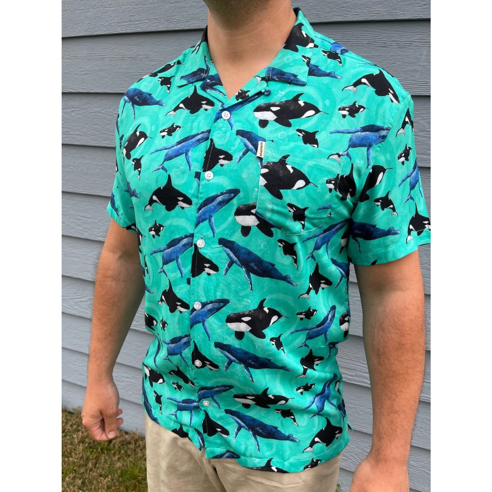 AK Aloha Humpback and Orca Shirt | AK Aloha Co.