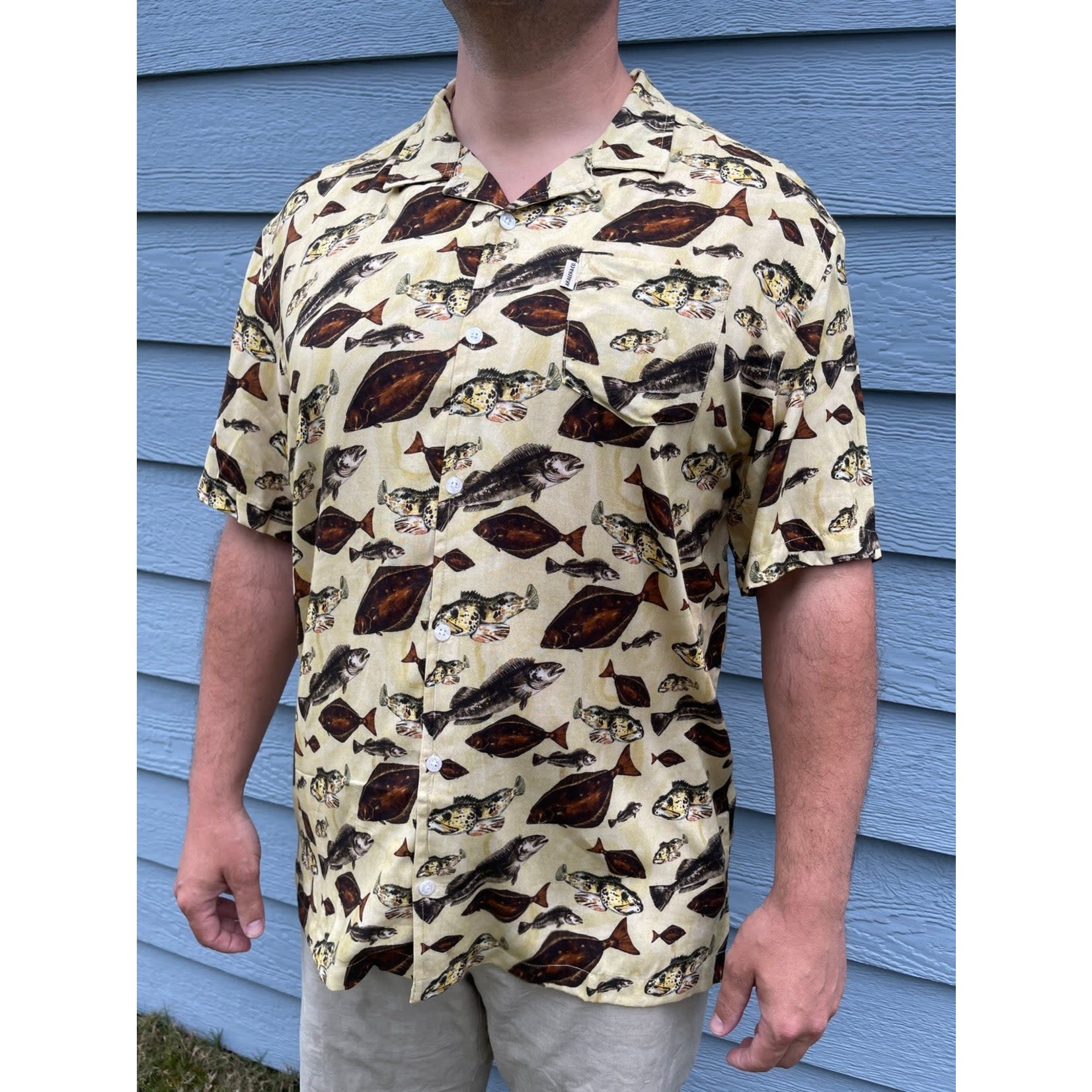 AK Aloha Halibut and Lingcod Shirt | AK Aloha Co.