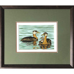 Courtenay Birdsall-Clifford Courtenay Birdsall-Clifford "Grebe Family" (framed original)