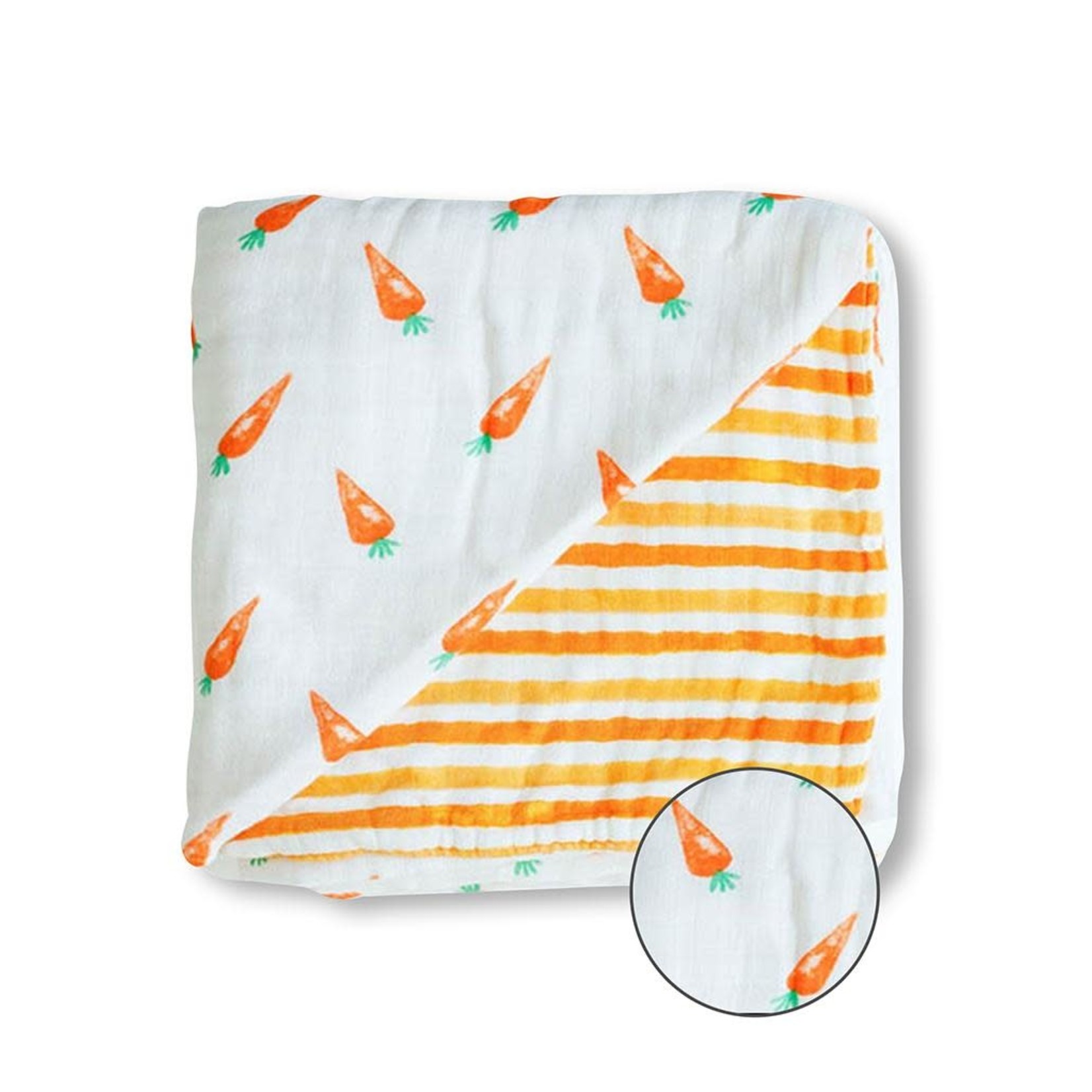 Malabar Baby Organic Baby Blanket (carrot) | Malabar Baby