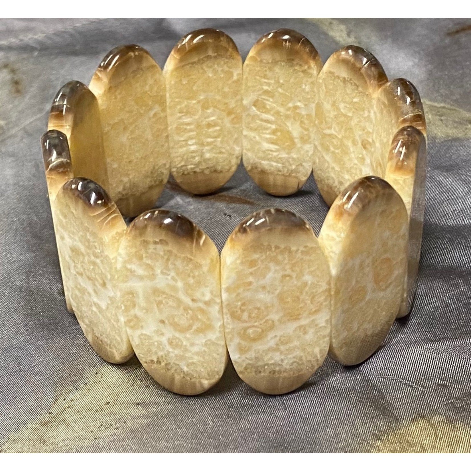 Johnny Ellis Fossil Ivory Bracelet #5 | Johnny Ellis