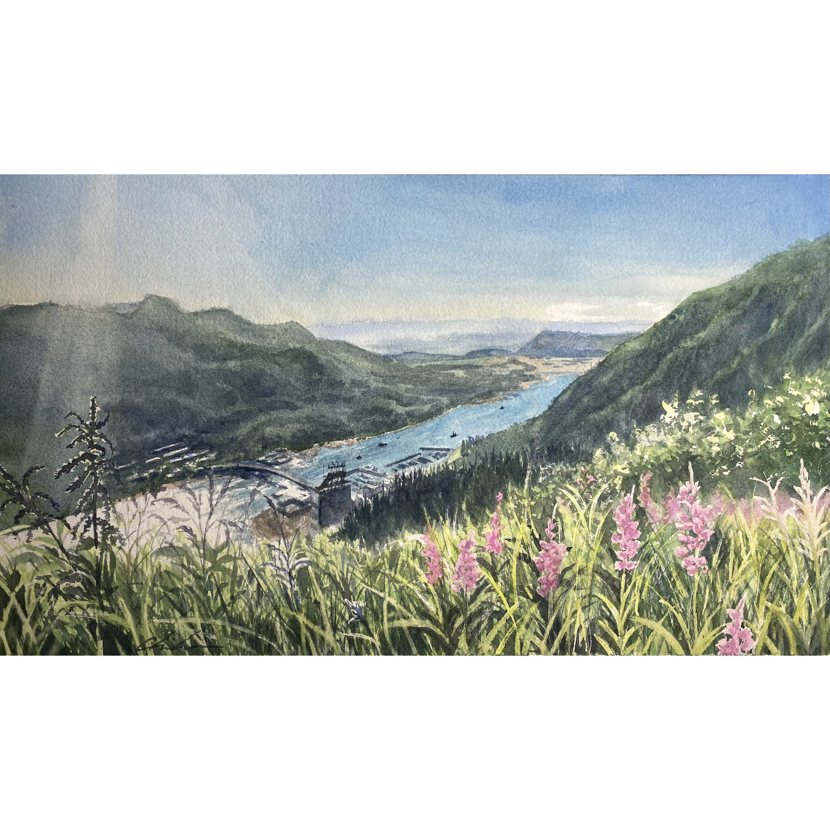 Chihiro Pierce View from MT. Roberts (unframed original) | Chihiro Pierce