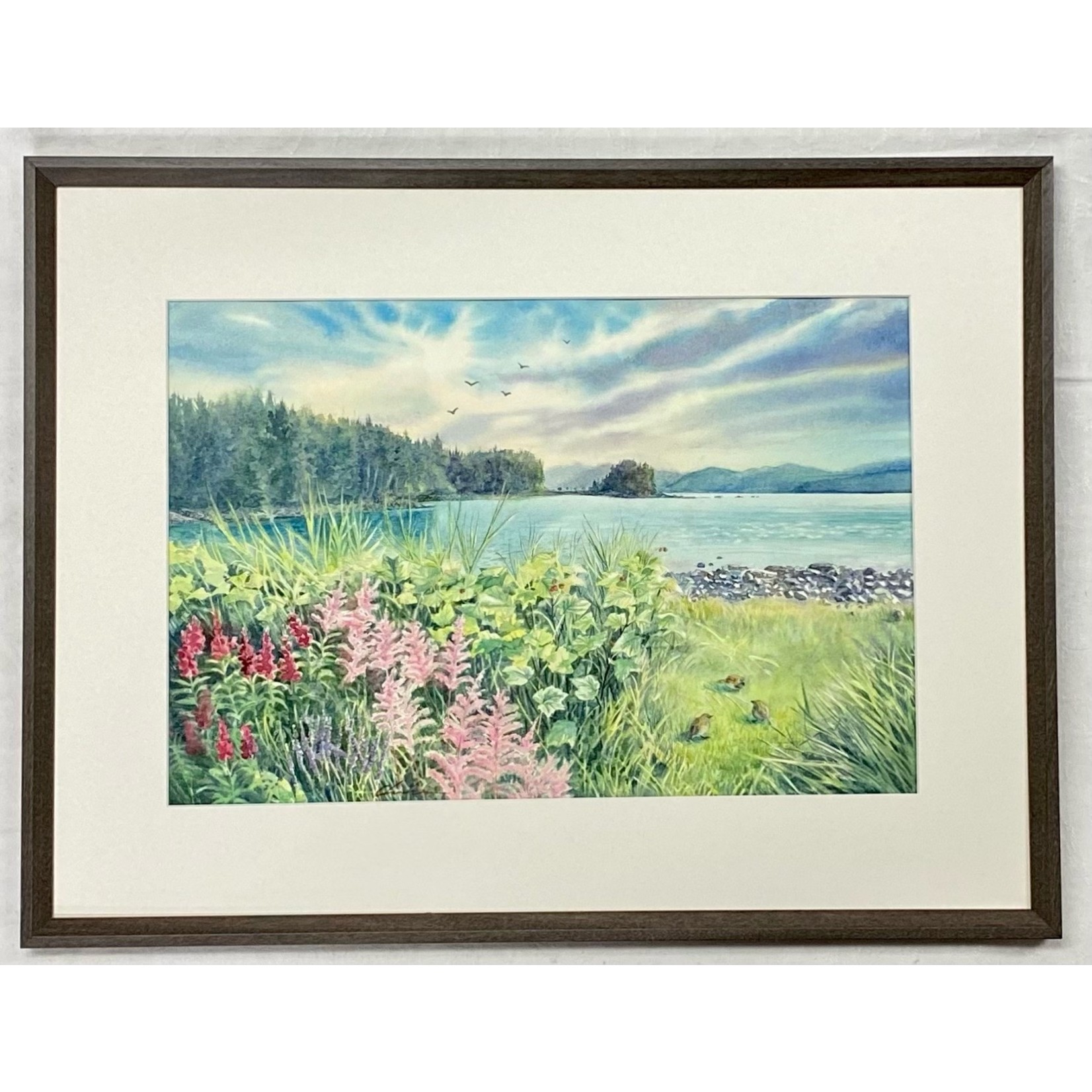 Chihiro Pierce Spring Buffet (framed original) | Chihiro Pierce