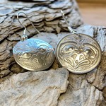 Arnie Weimer Round Lovebirds Earrings