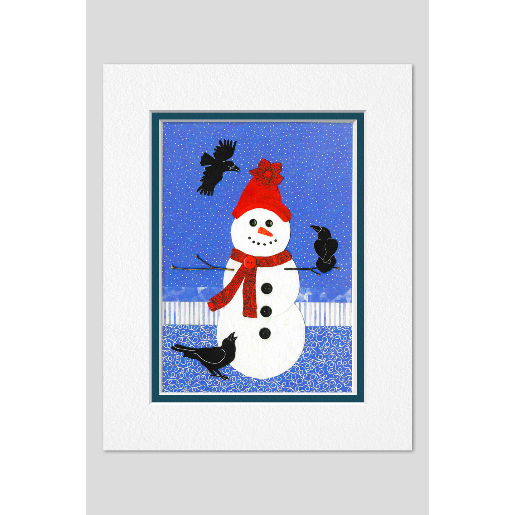 KB's Handmade Creations Let it Snow (art card) | Karen Beason