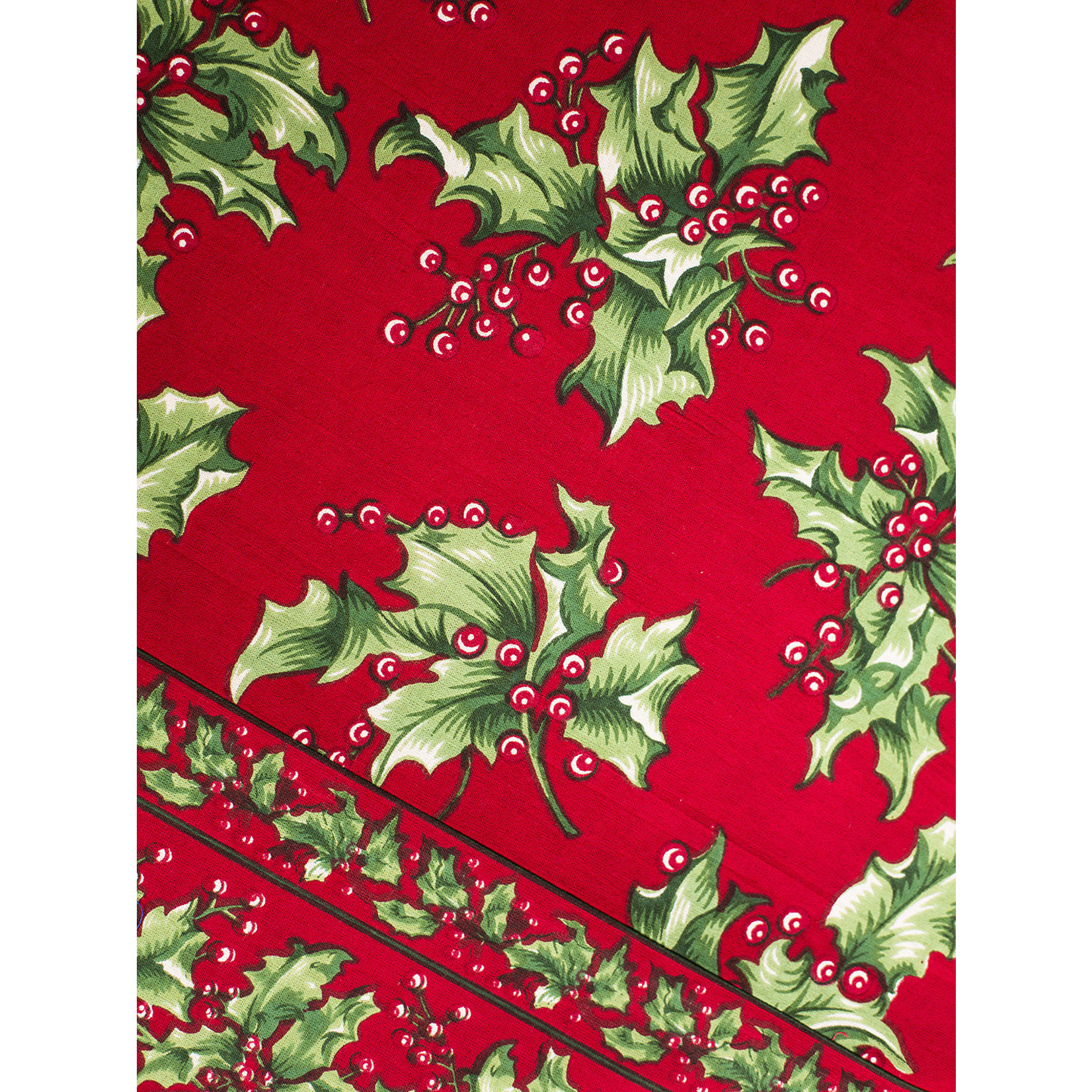 April Cornell Red Holly Tablecloth | April Cornell