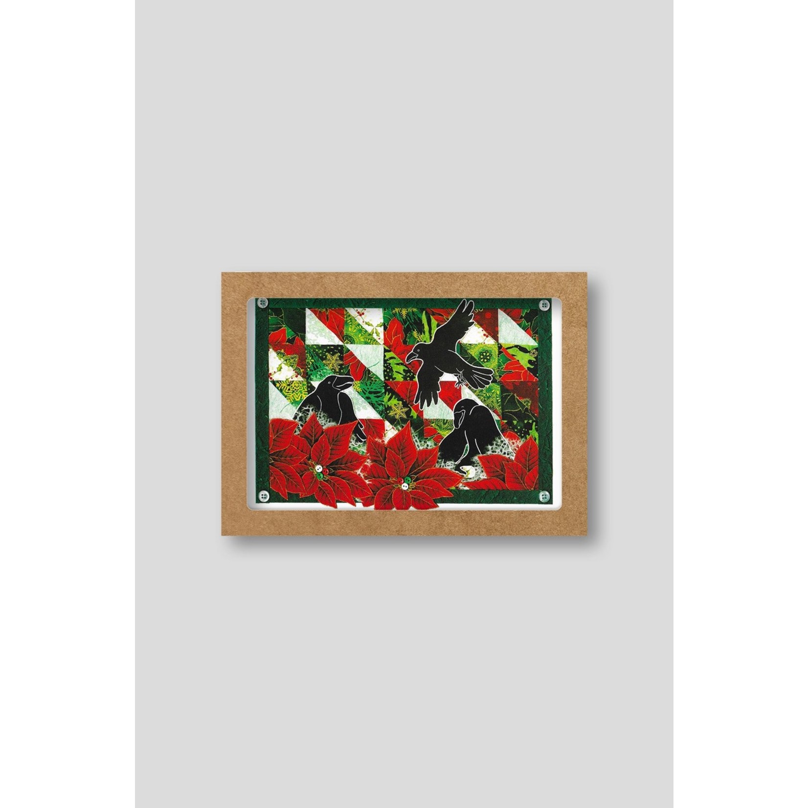 KB's Handmade Creations The Poinsettia (art Card) | Karen Beason