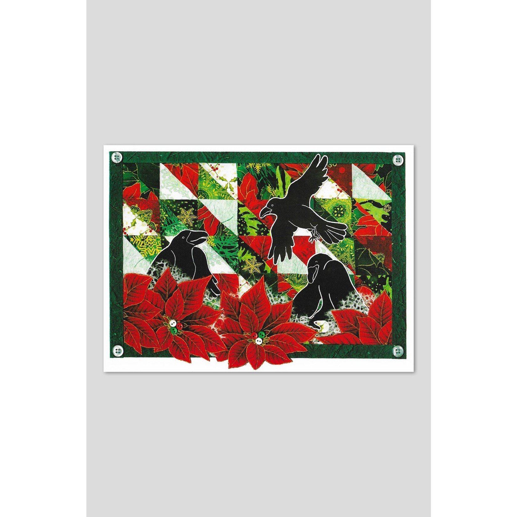 KB's Handmade Creations The Poinsettia (art Card) | Karen Beason