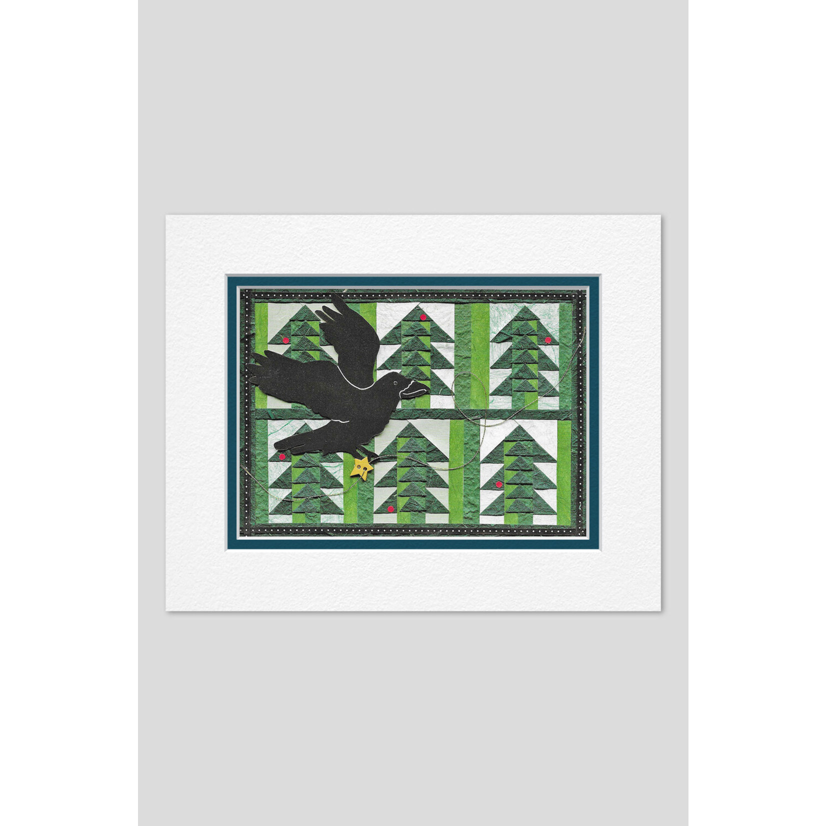 KB's Handmade Creations Rainforest Raven (art card) | Karen Beason