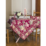 April Cornell Cranberry Hydrangea Tablecloth