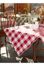 April Cornell Red Cottage Check Tablecloth | April Cornell