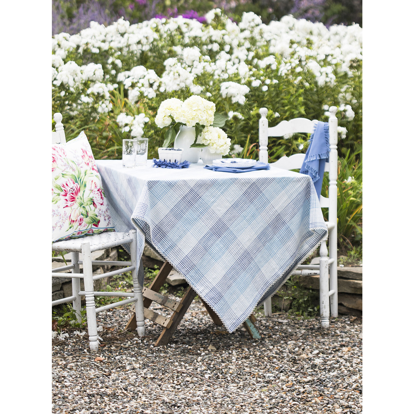 April Cornell Bluebell Tablecloth | April Cornell