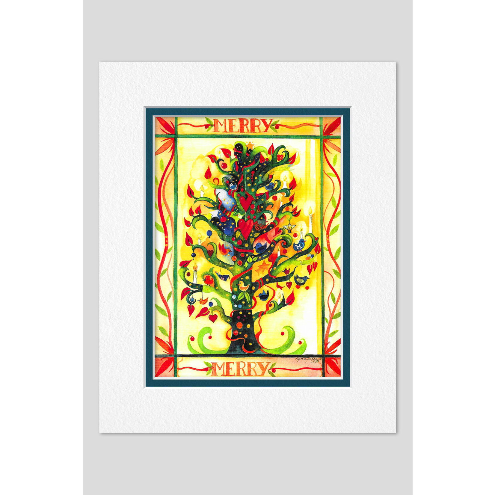 Pia Reilly Merry Merry (art card) Pack of 6 | Pia Reilly