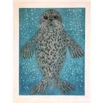 DogwoodStudioAlaska Harbor Seal (Original Woodblock Print)