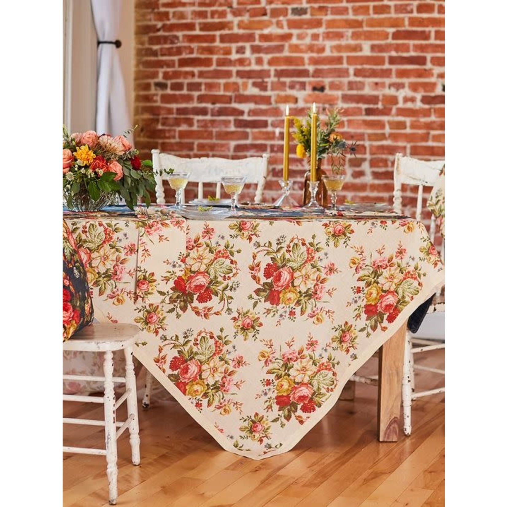 April Cornell Cassandra Linen Tablecloth | April Cornell