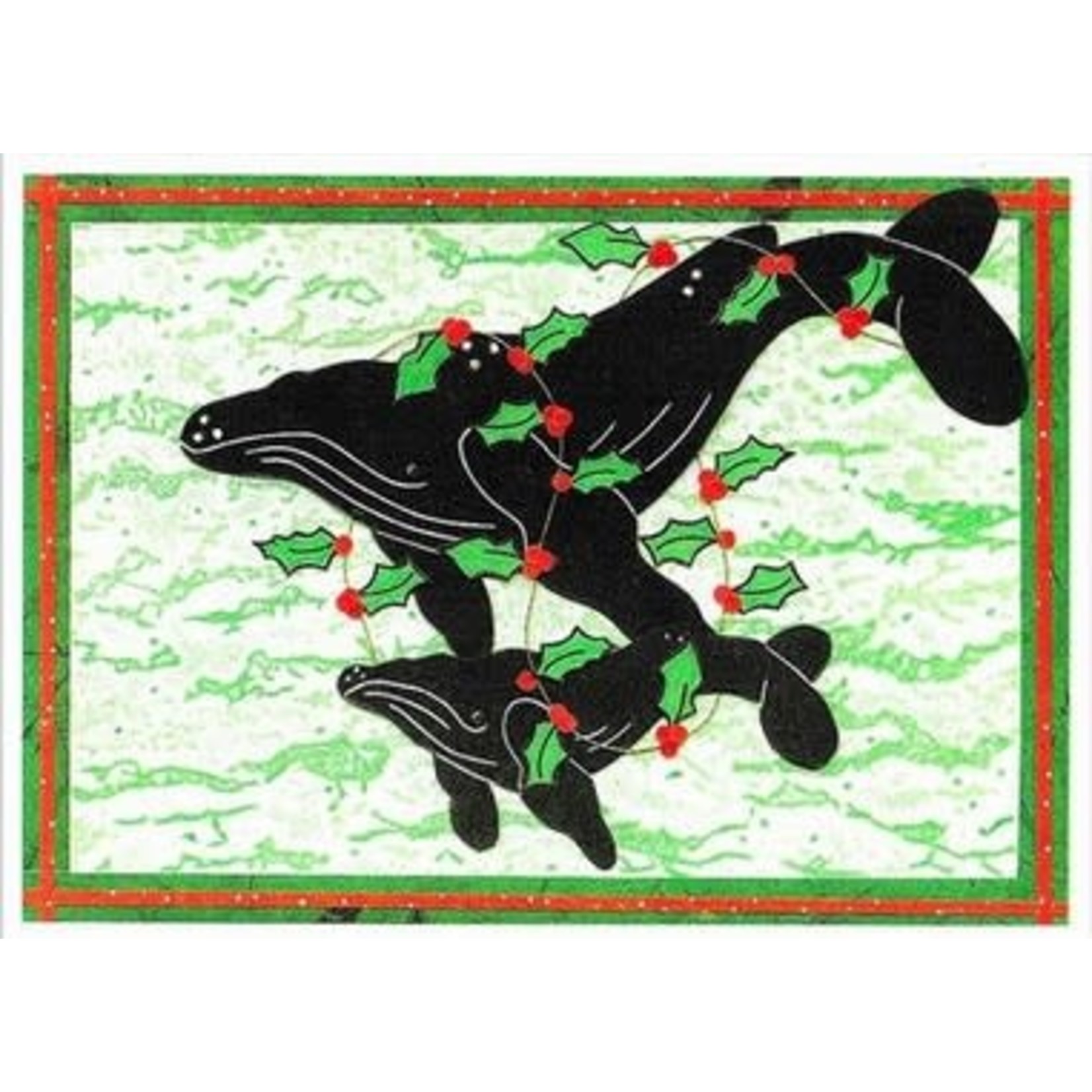 KB's Handmade Creations Holiday Humpback (art card) Pack of 6 | Karen Beason