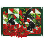 KB's Handmade Creations The Poinsettia (art card) Pack of 6