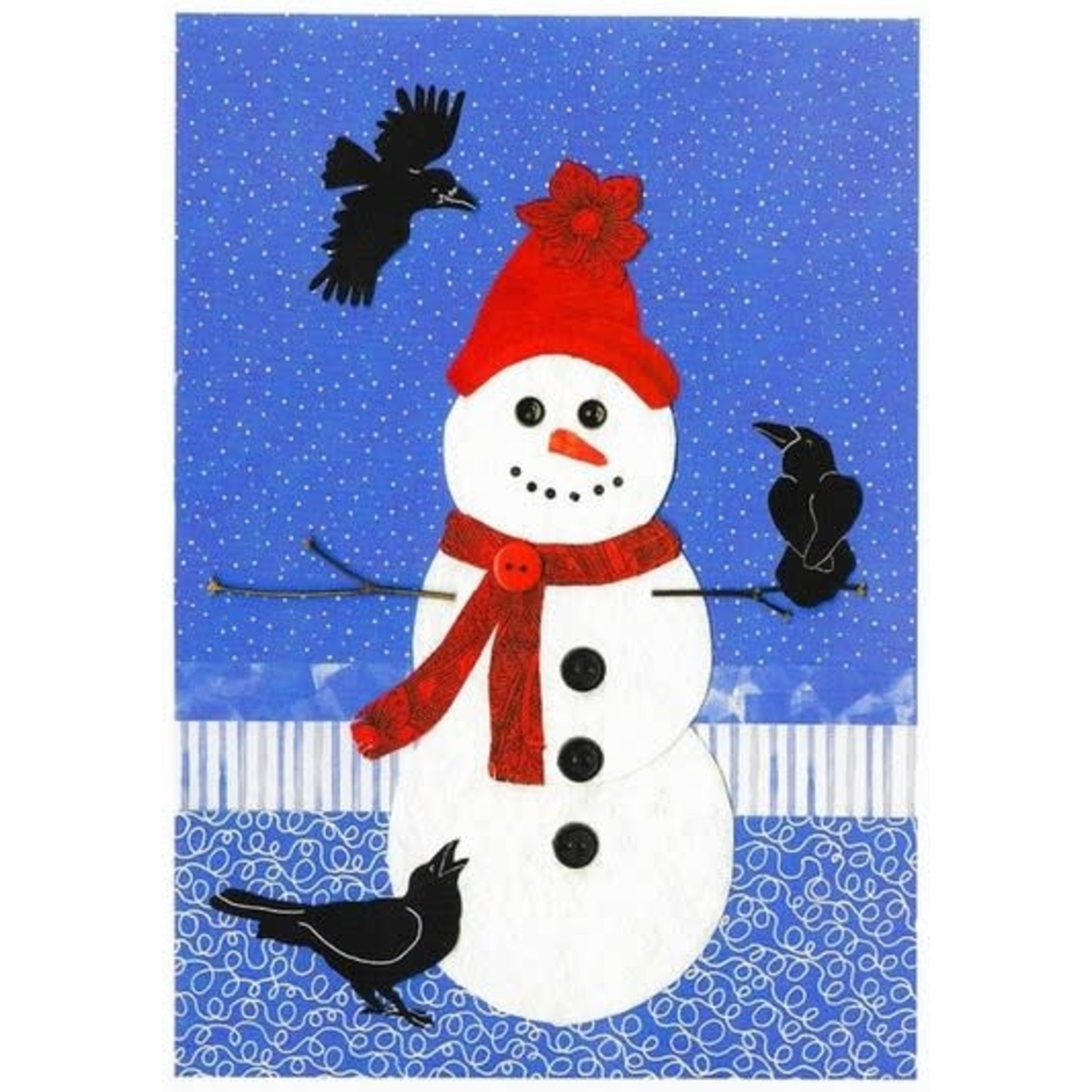 KB's Handmade Creations Let it Snow (art card) Pack of 6 | Karen Beason