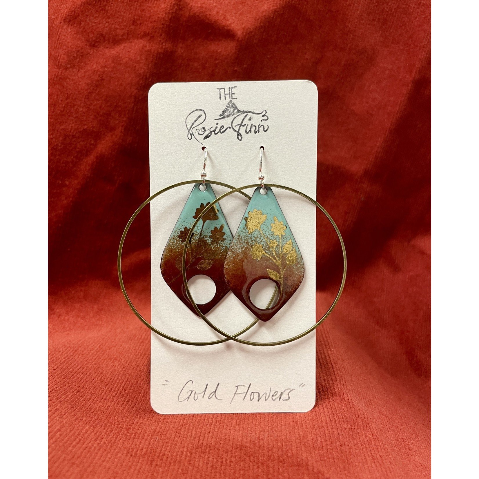 Rosie Finn Gold Flowers Earrings  | The Rosie Finn