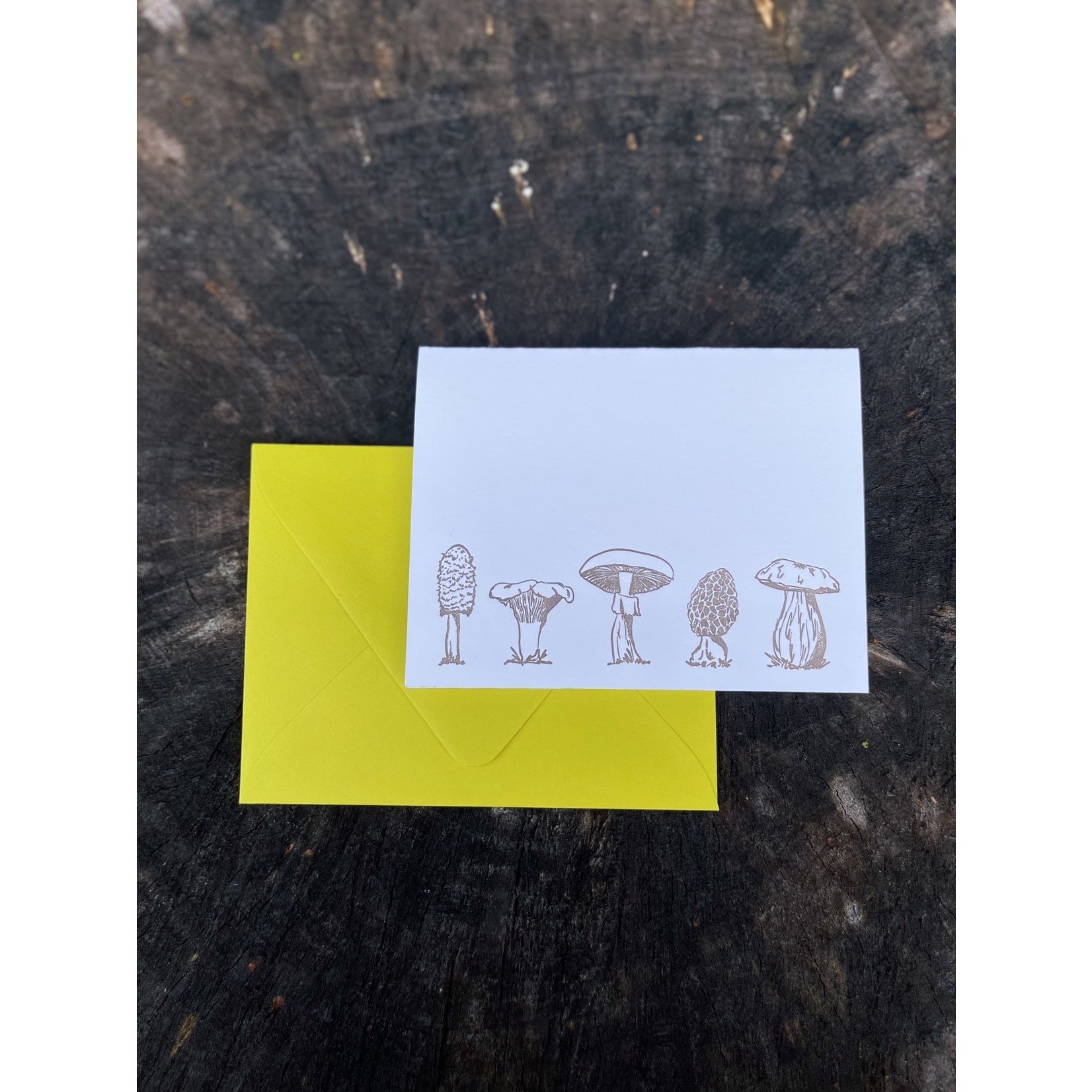 Salt Water Press Mushroom (card) | Salt Water Press