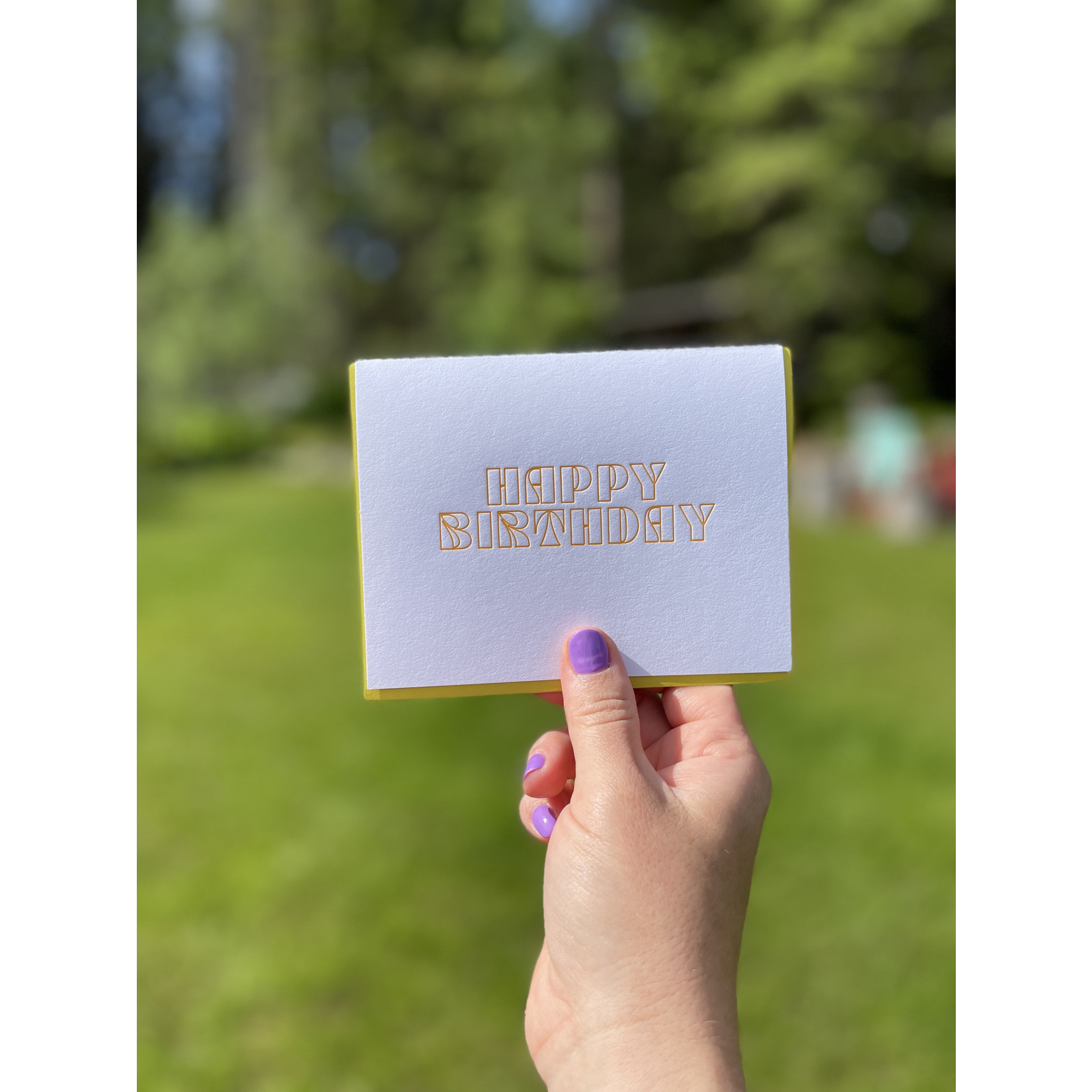 Salt Water Press Happy Birthday (card) | Salt Water Press