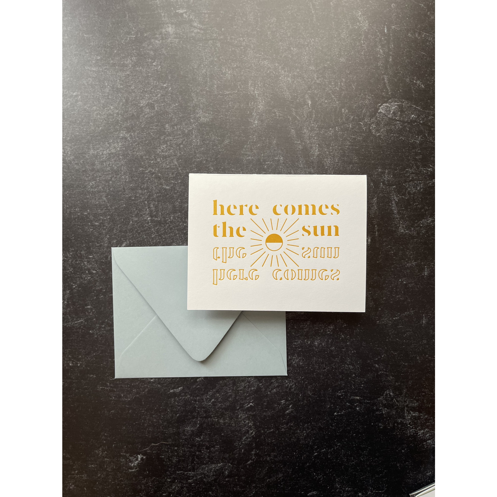 Salt Water Press Here Comes The Sun (card) | Salt Water Press