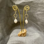 Moondance Alaska by Colleen Goldrich Coin Pearl & 14K Gold Fill Earrings