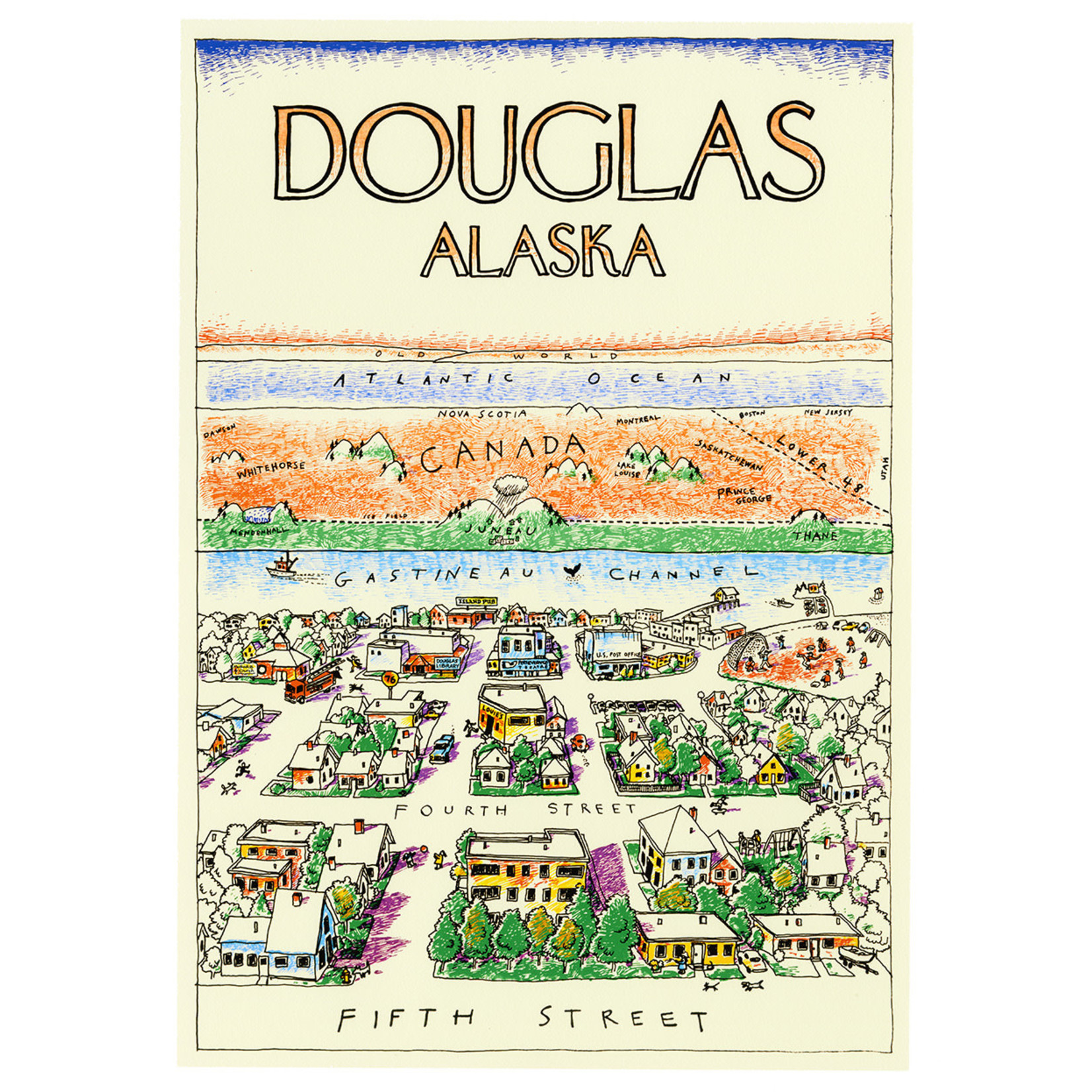 Bill Hudson View of the World from Douglas, Alaska | Bill Hudson