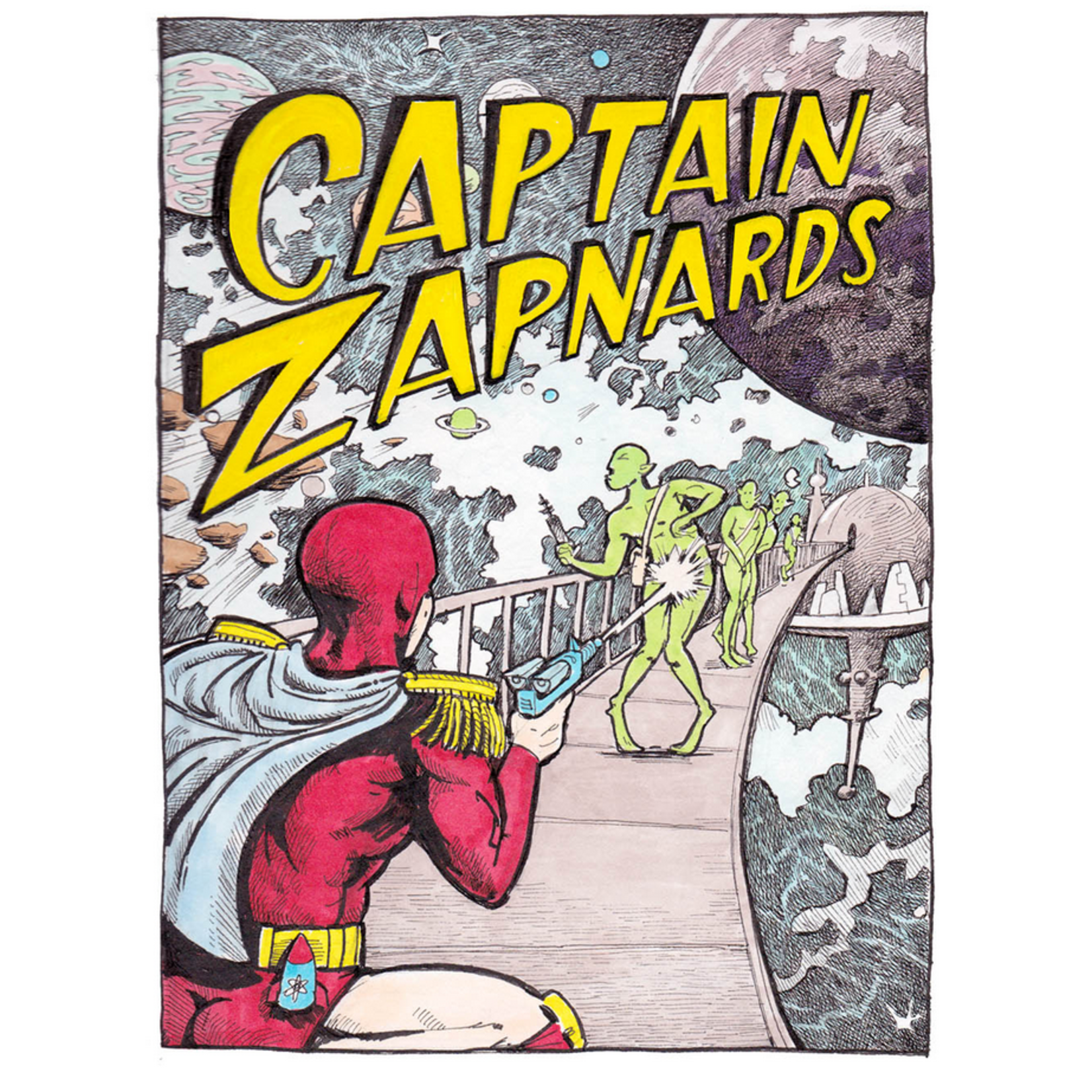 Tom Crestodina Captain Zapnards - Mini Poster | Tom Crestodina