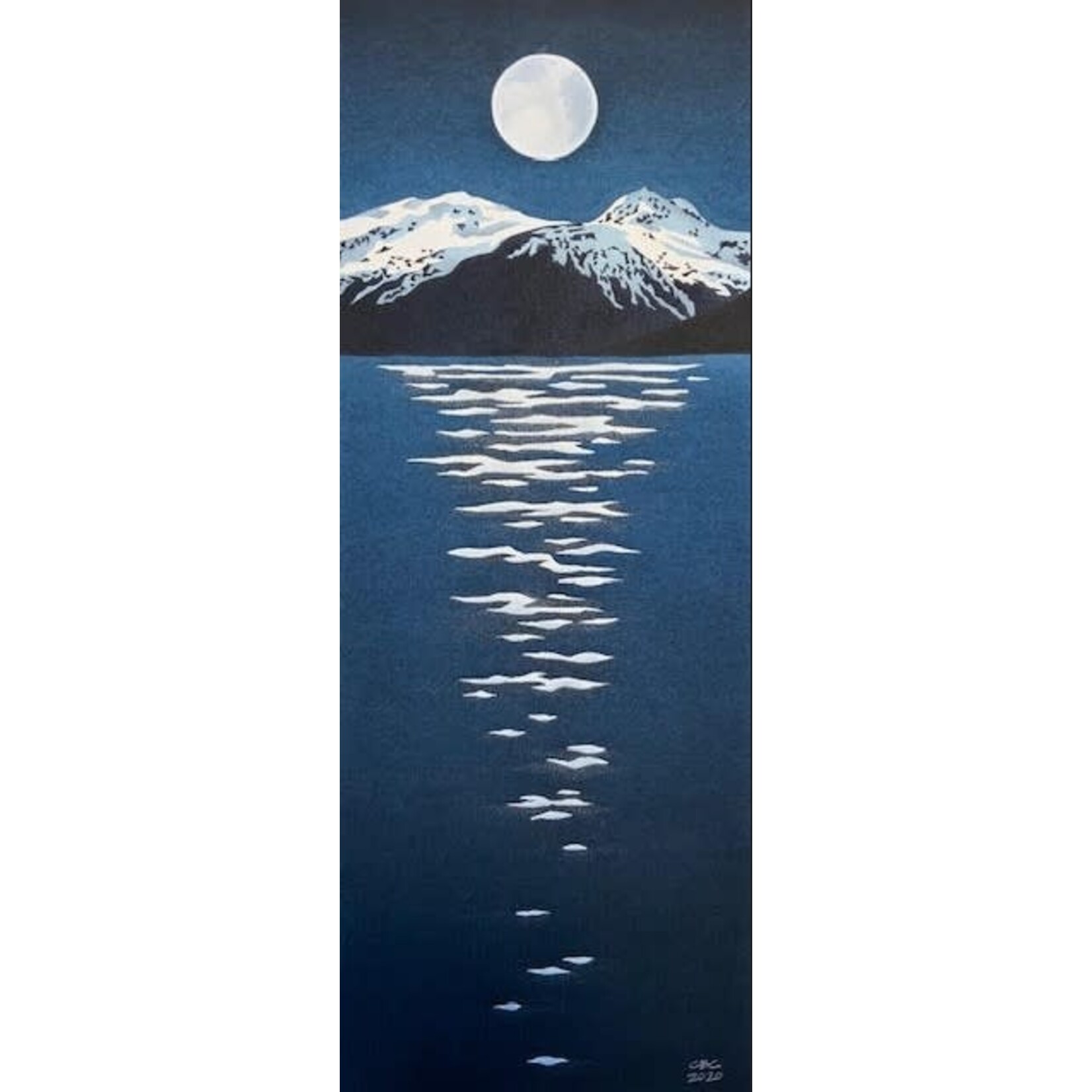 Courtenay Birdsall-Clifford Mt. Harding Moon | Courtenay Birdsall Clifford