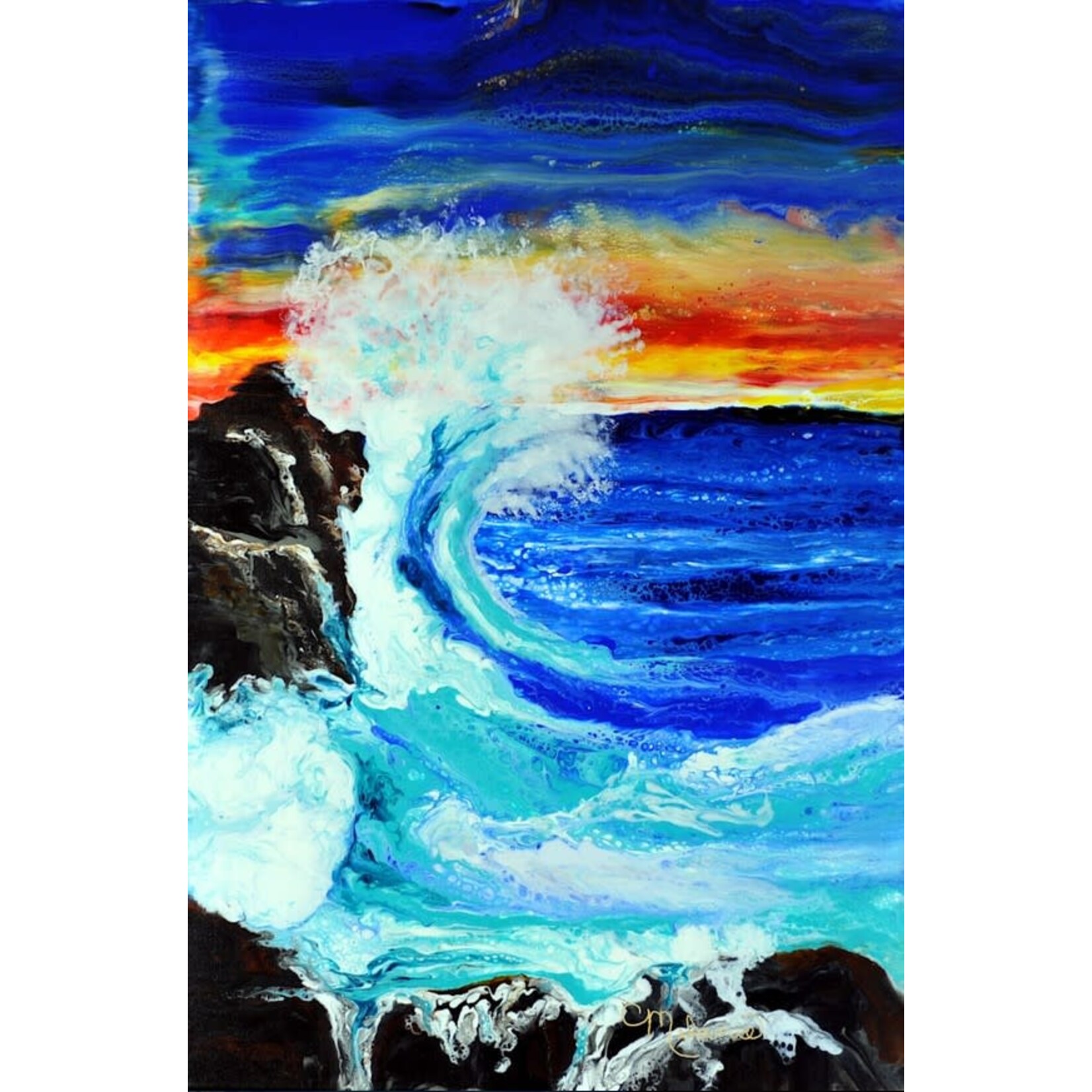 A Symphony of Art Symphony of the Sea (tile) | Melanie Burns