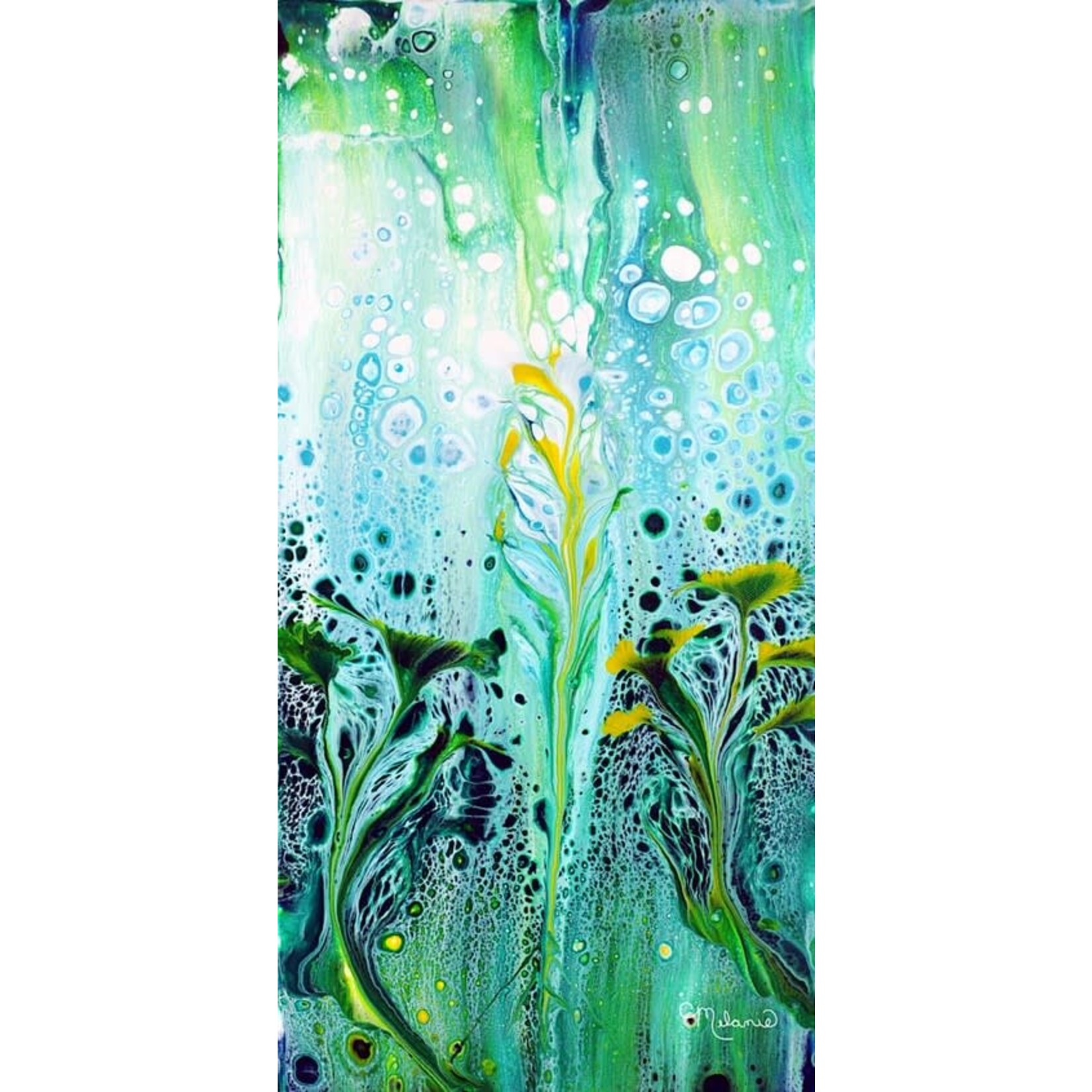A Symphony of Art Sea Flowers in Spring (tile) | Melanie Burns