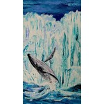 A Symphony of Art Glacier Whale (tile or aluminum)