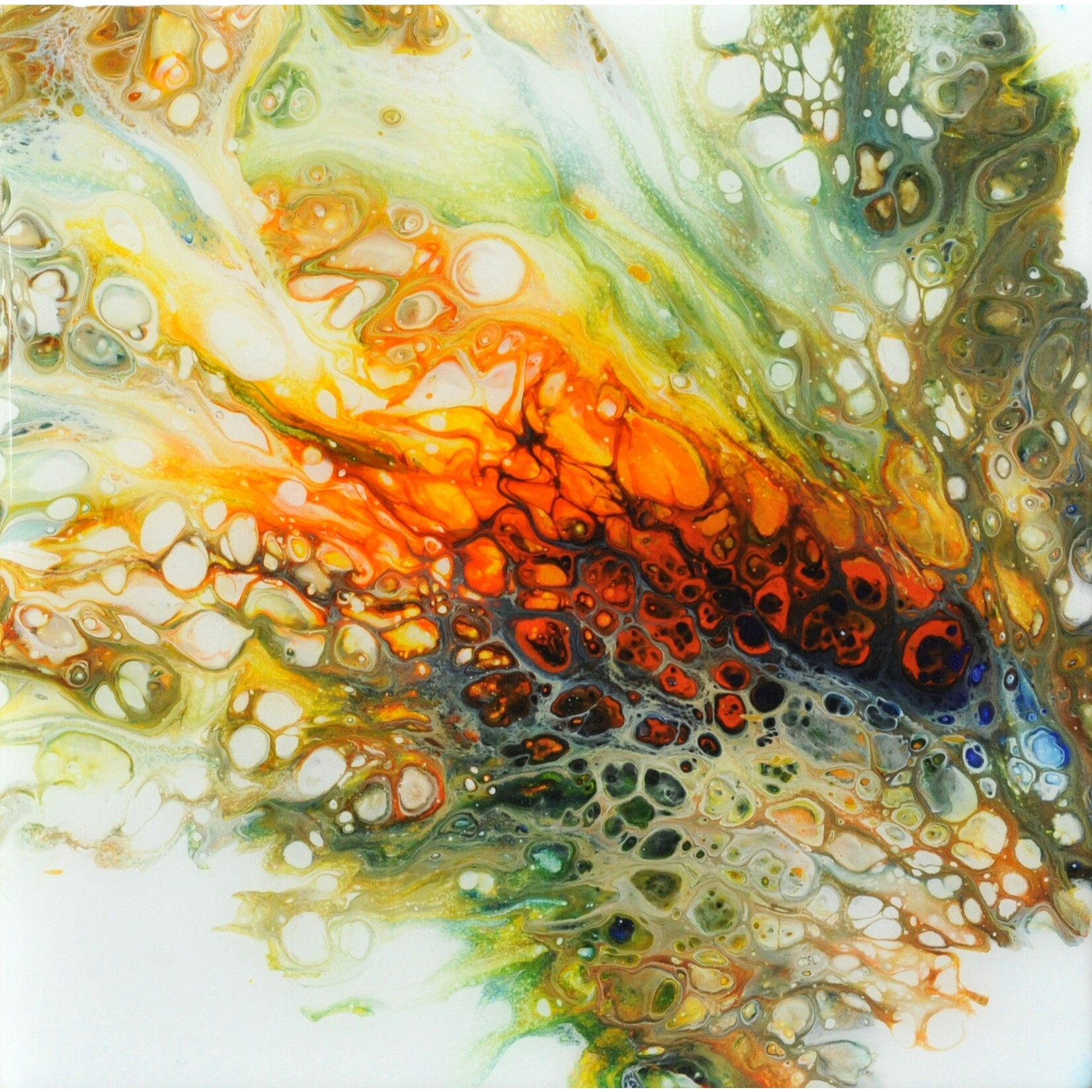 A Symphony of Art Autumn Splash  (tile) | Melanie Burns