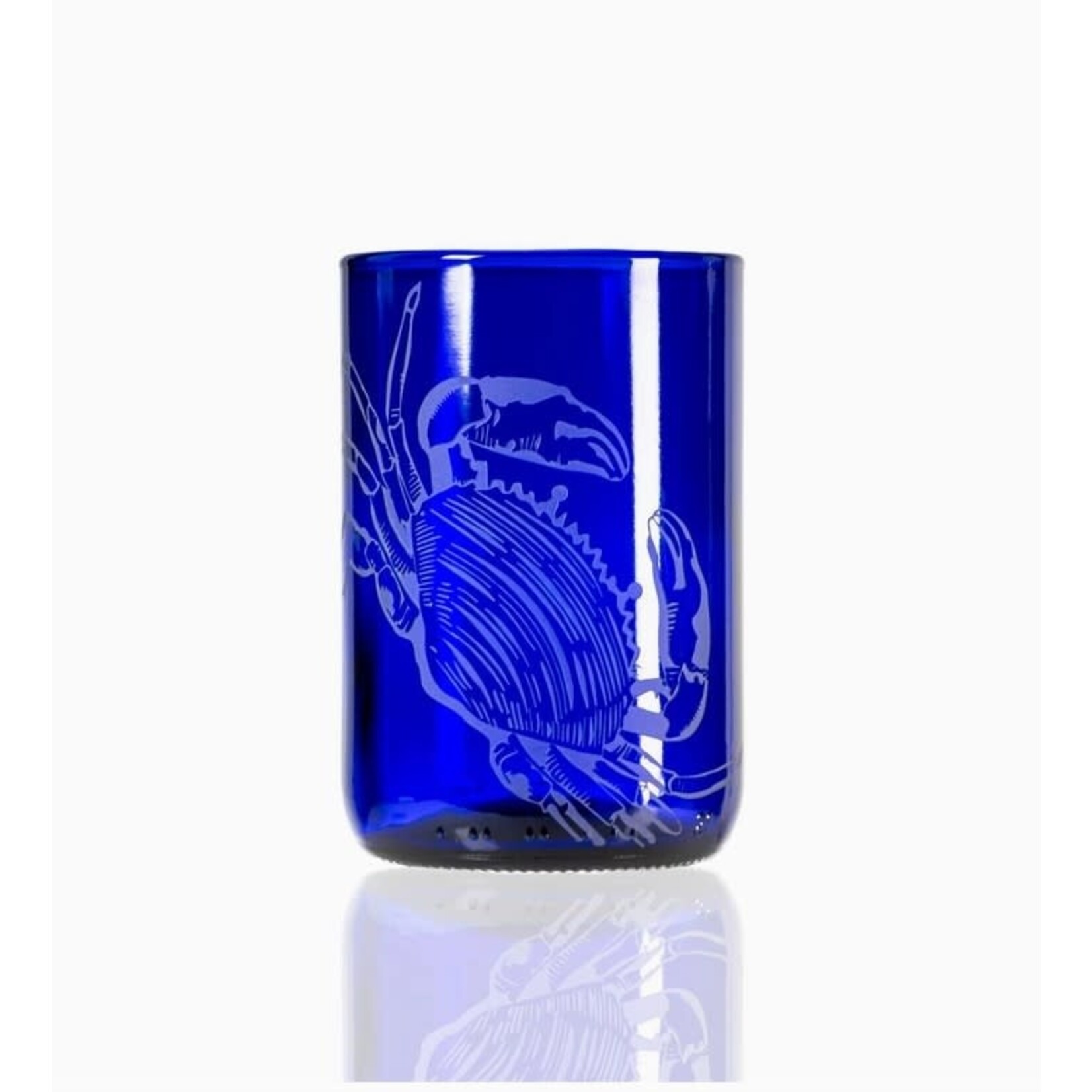 Rolf Glass Blue Upcycled Cooper Crab Tumbler | Rolf Glass