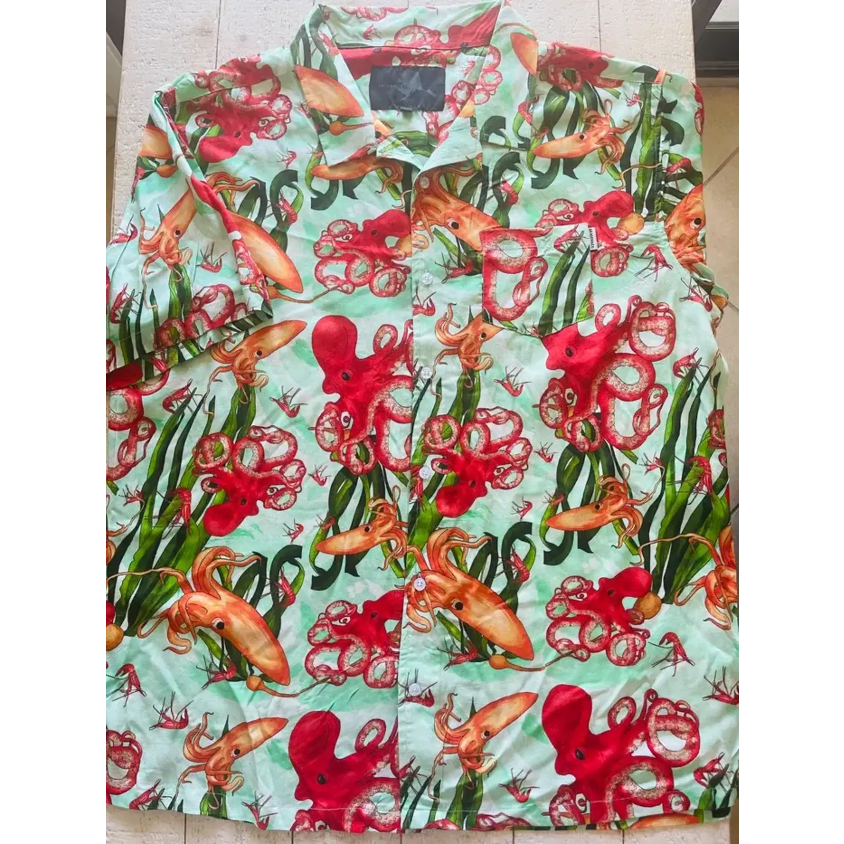 AK Aloha Octopus and Squid Shirt  | AK Aloha Co.