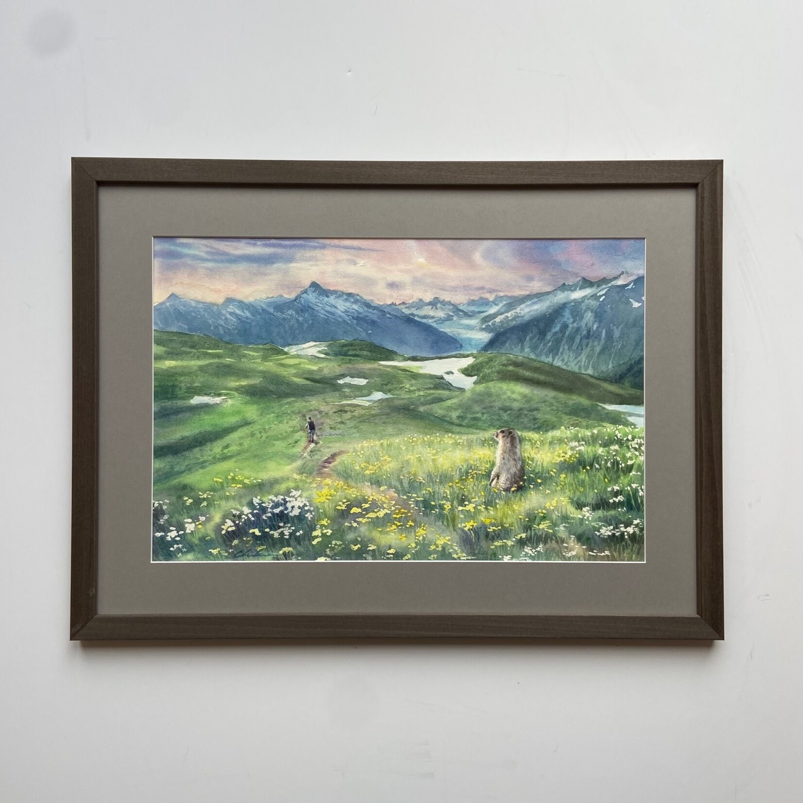 Chihiro Pierce Alpine Serenity (Framed Original) | Chihiro Pierce