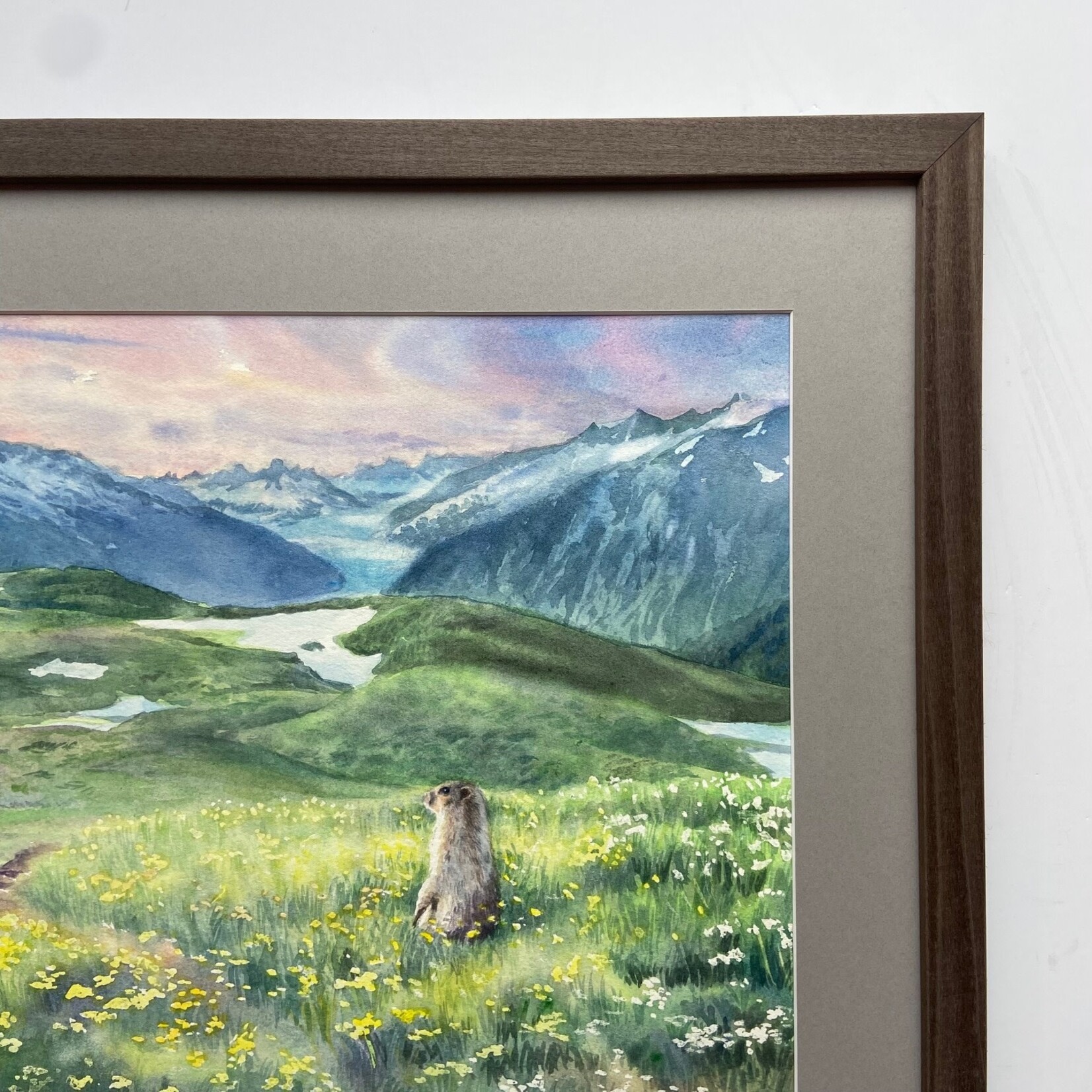 Chihiro Pierce Alpine Serenity (Framed Original) | Chihiro Pierce