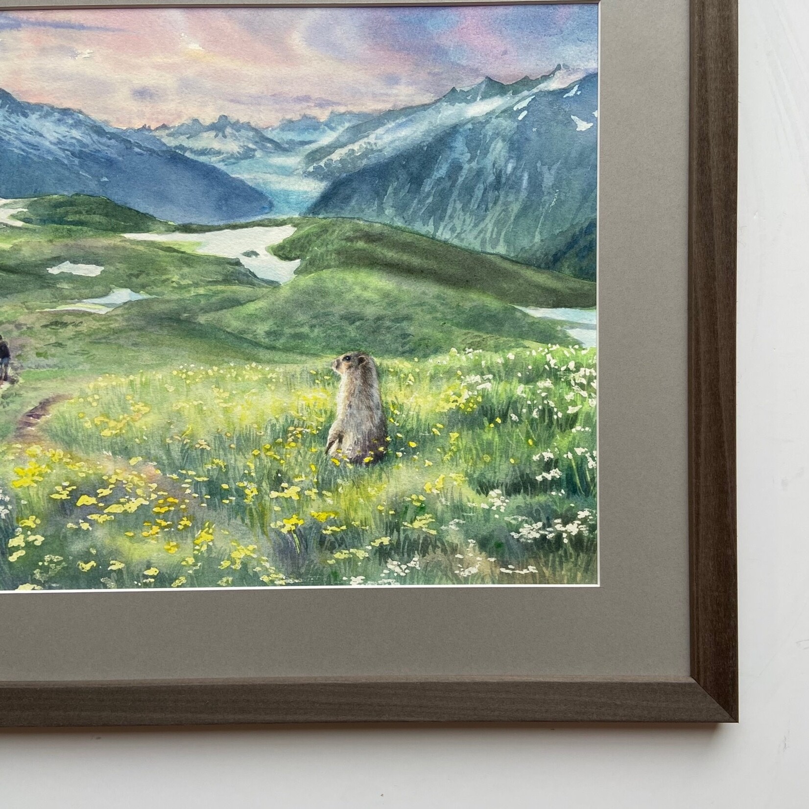 Chihiro Pierce Alpine Serenity (Framed Original) | Chihiro Pierce
