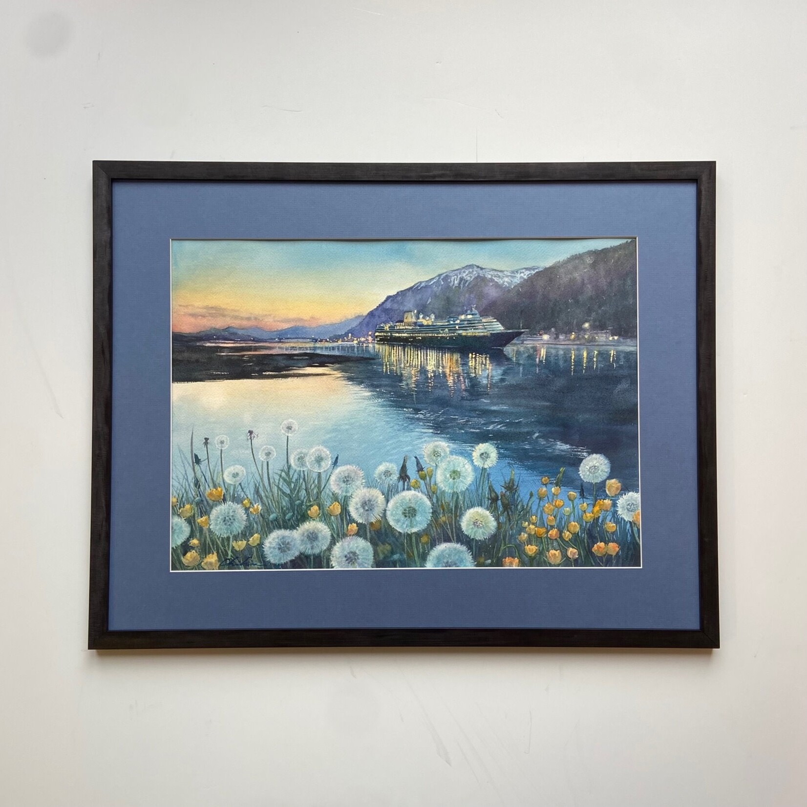 Chihiro Pierce Sailing Into the Night (Framed Original) | Chihiro Pierce