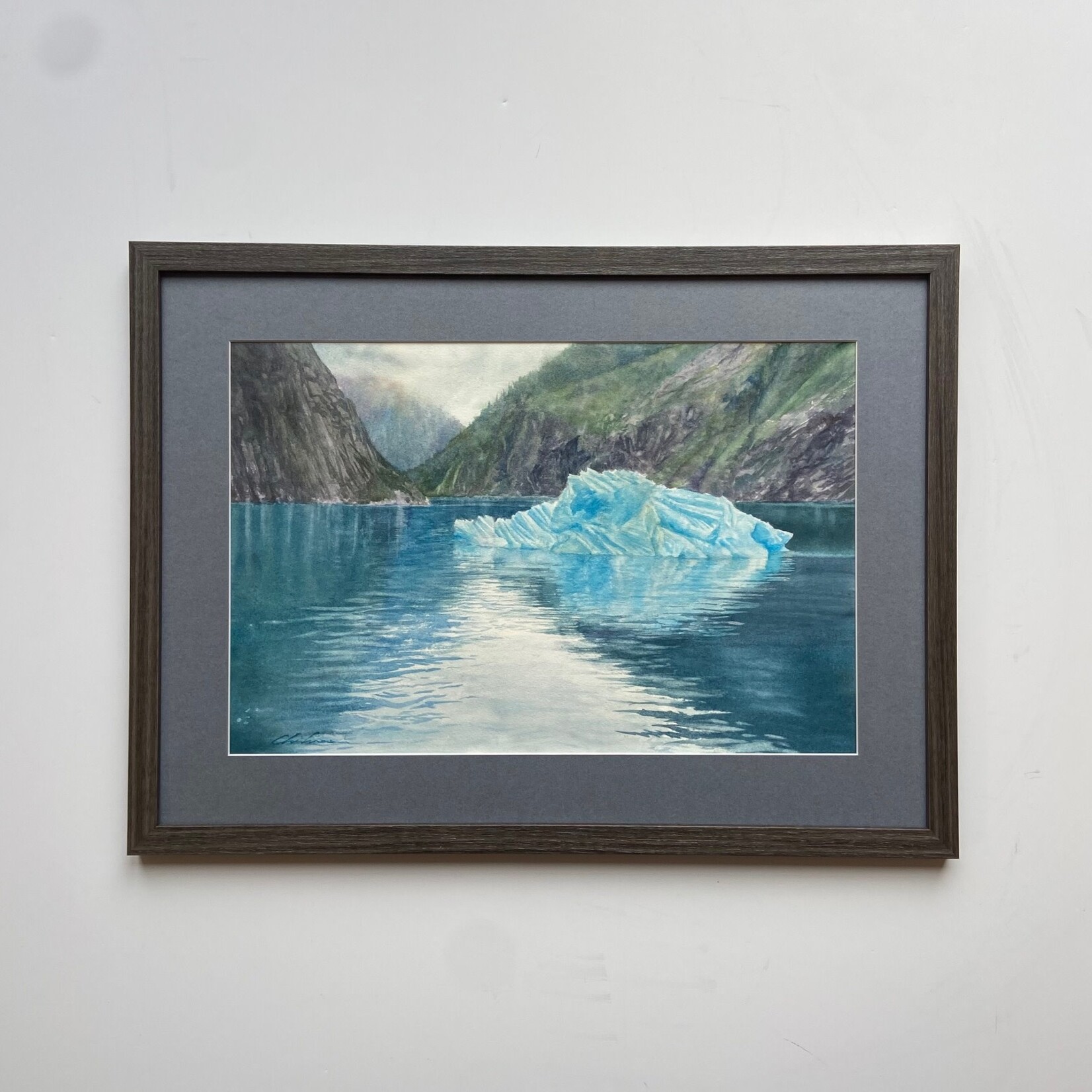 Chihiro Pierce Voyage Into the Blue (Framed Original) | Chihiro Pierce
