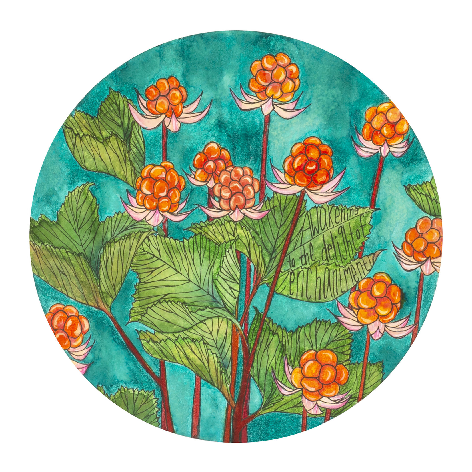 Elevate Art Studio Awakening to the Delight of Enchantment (Framed Original) | Kelsey Fagan