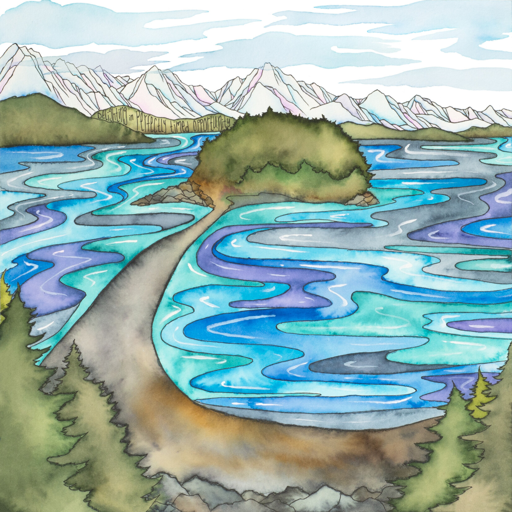 Elevate Art Studio Delighting in Perfectly Timed Opportunity (Framed Original) | Kelsey Fagan