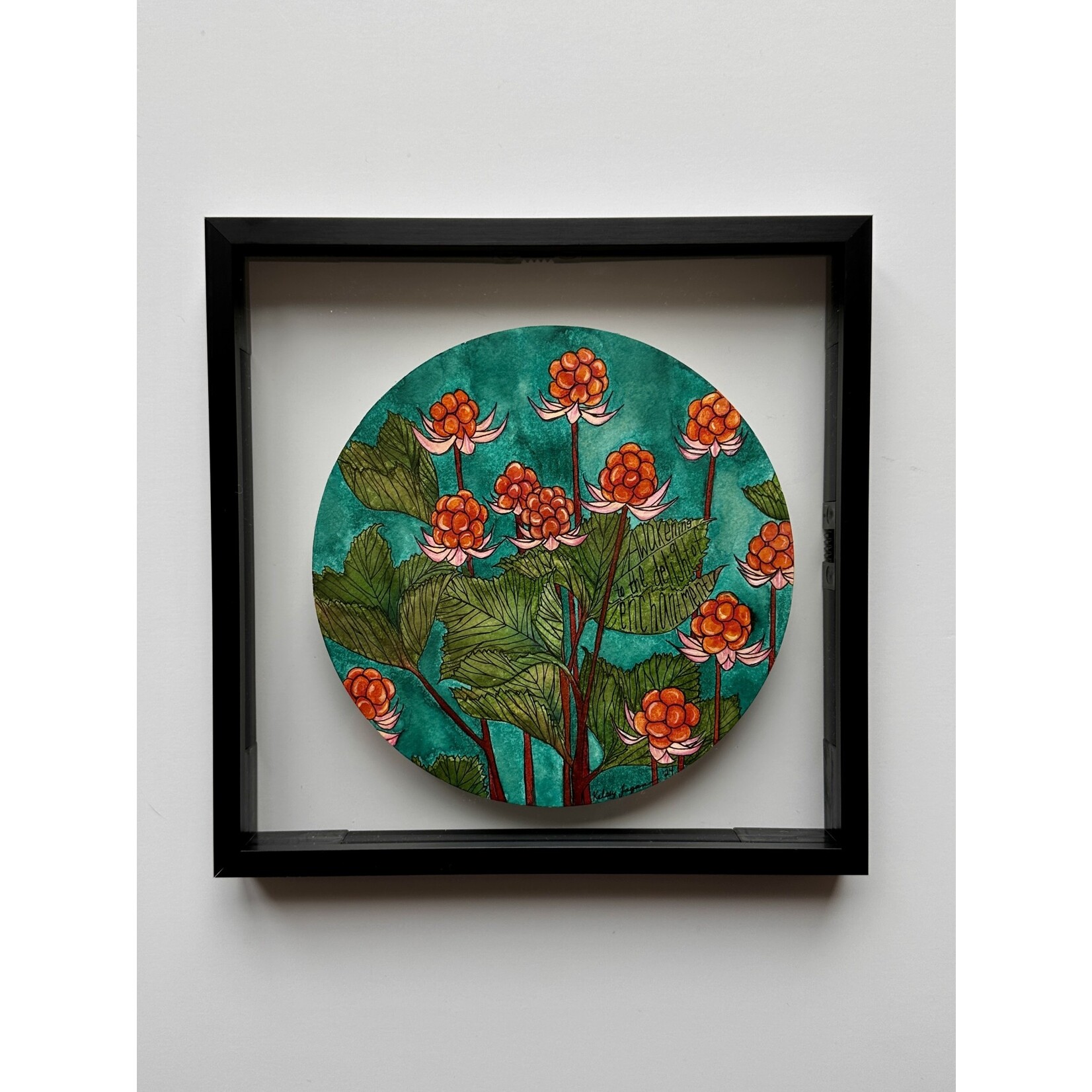 Elevate Art Studio Awakening to the Delight of Enchantment (Framed Original) | Kelsey Fagan
