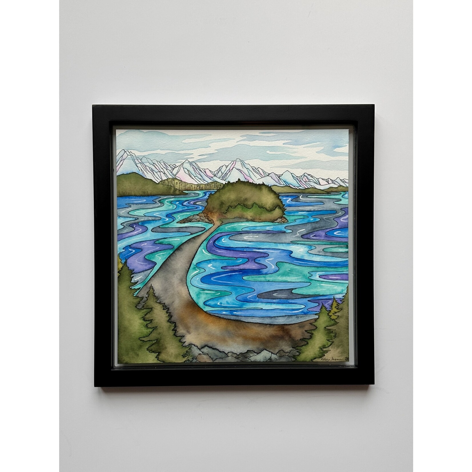 Elevate Art Studio Delighting in Perfectly Timed Opportunity (Framed Original) | Kelsey Fagan