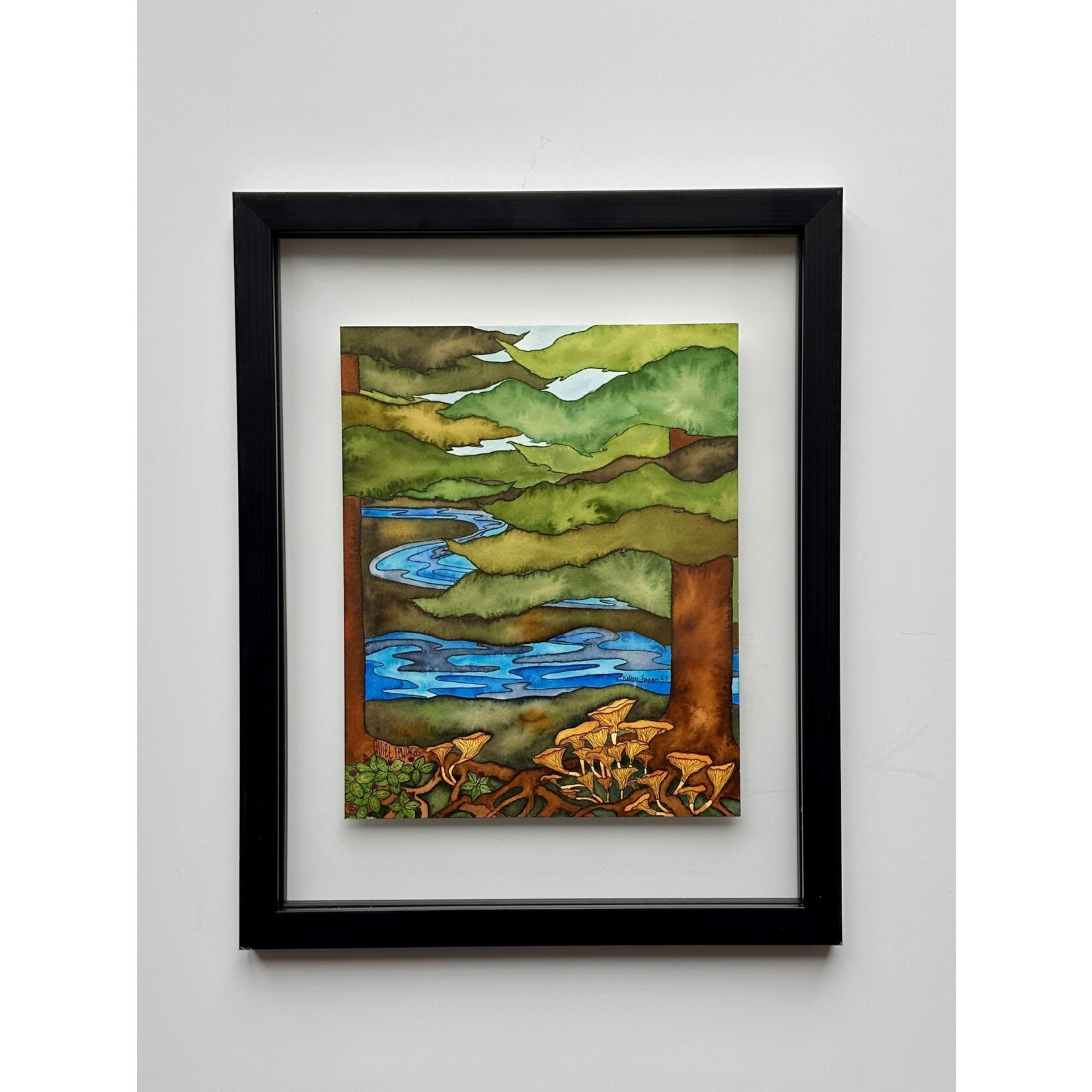 Elevate Art Studio Quiet Rewards (Framed Original) | Kelsey Fagan
