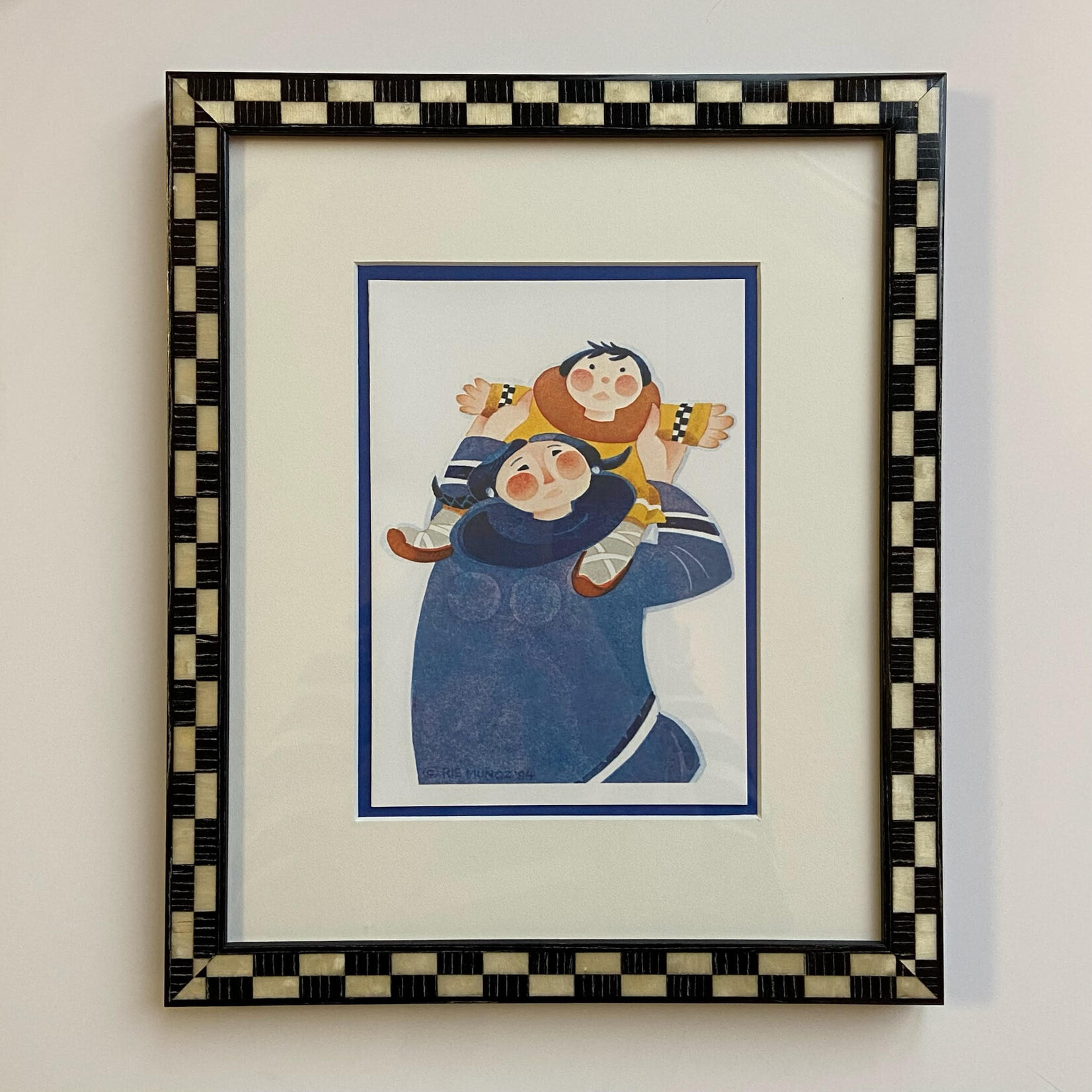 Rie Munoz Gambell Mother (Framed Art Card) | Rie Muñoz